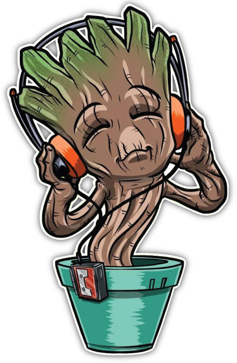 Guardians of the Galaxy Movie Sticker for Cars from Anime Stickery