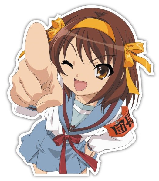 Haruhi Suzumiya Stickers - Anime Stickery Online