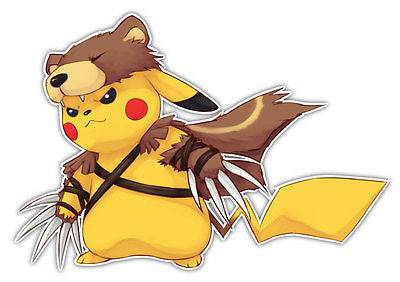 Pokemon Pikachu Bear Costume Anime Car Window Decal Sticker 004 | Anime Stickery Online