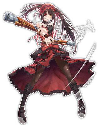 Date A Live Kurumi Tokisaki Anime Car Window Decal Sticker 009