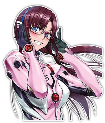 Evangelion Mari Theory Anime JDM Anime Car Window Decal Sticker 021 | Anime Stickery Online