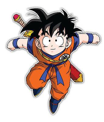 Dragon Ball Z Son Goku Jr. Anime Car Window Decal Sticker 001 | Anime Stickery Online
