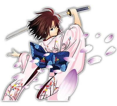Kara no Kyoukai Shiki Ryougi Anime Car Window Decal Sticker 001 | Anime Stickery Online