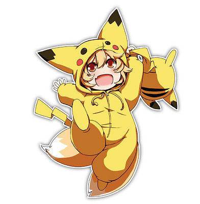 Pokemon Pikachu Anime Car Window Decal Sticker 043 Anime Stickery