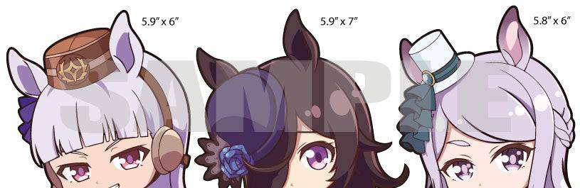 Rice Shower | Uma Musume | Peeker Anime Stickers for Cars NEW | Anime Stickery Online