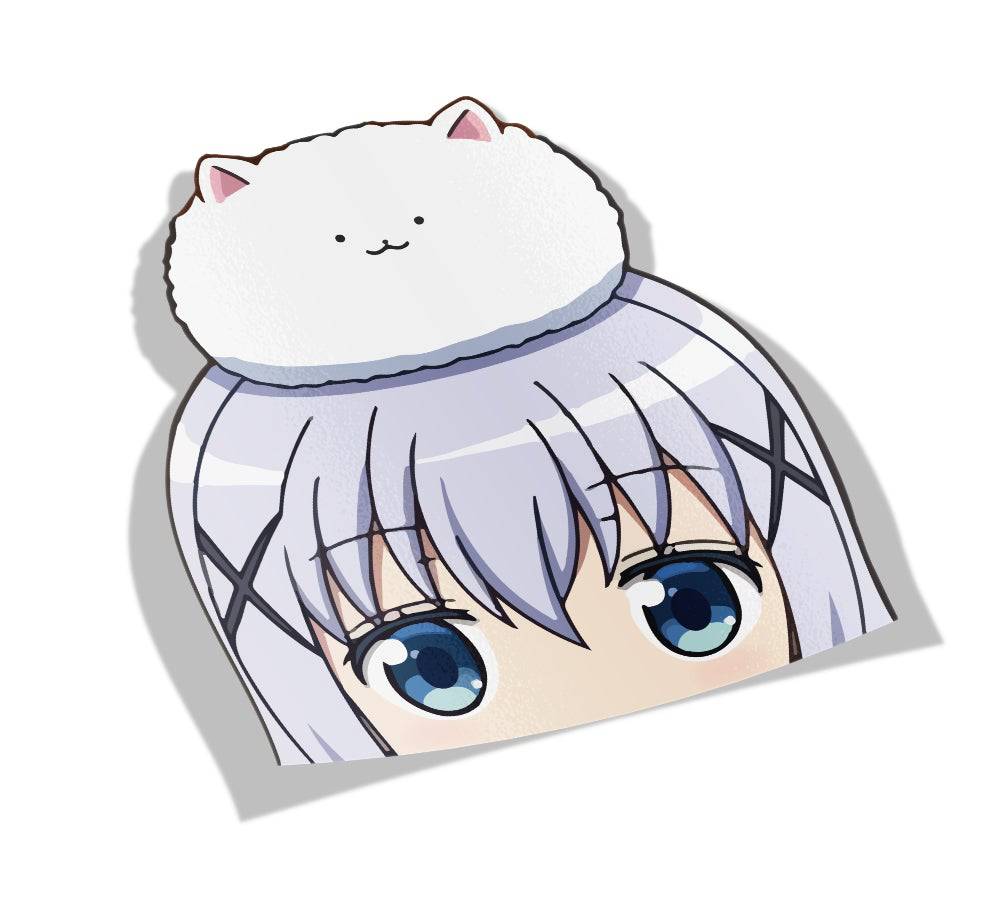 Chino Kafū | Is the Order a Rabbit? | Peeker Anime Stickers for Cars NEW | Anime Stickery Online