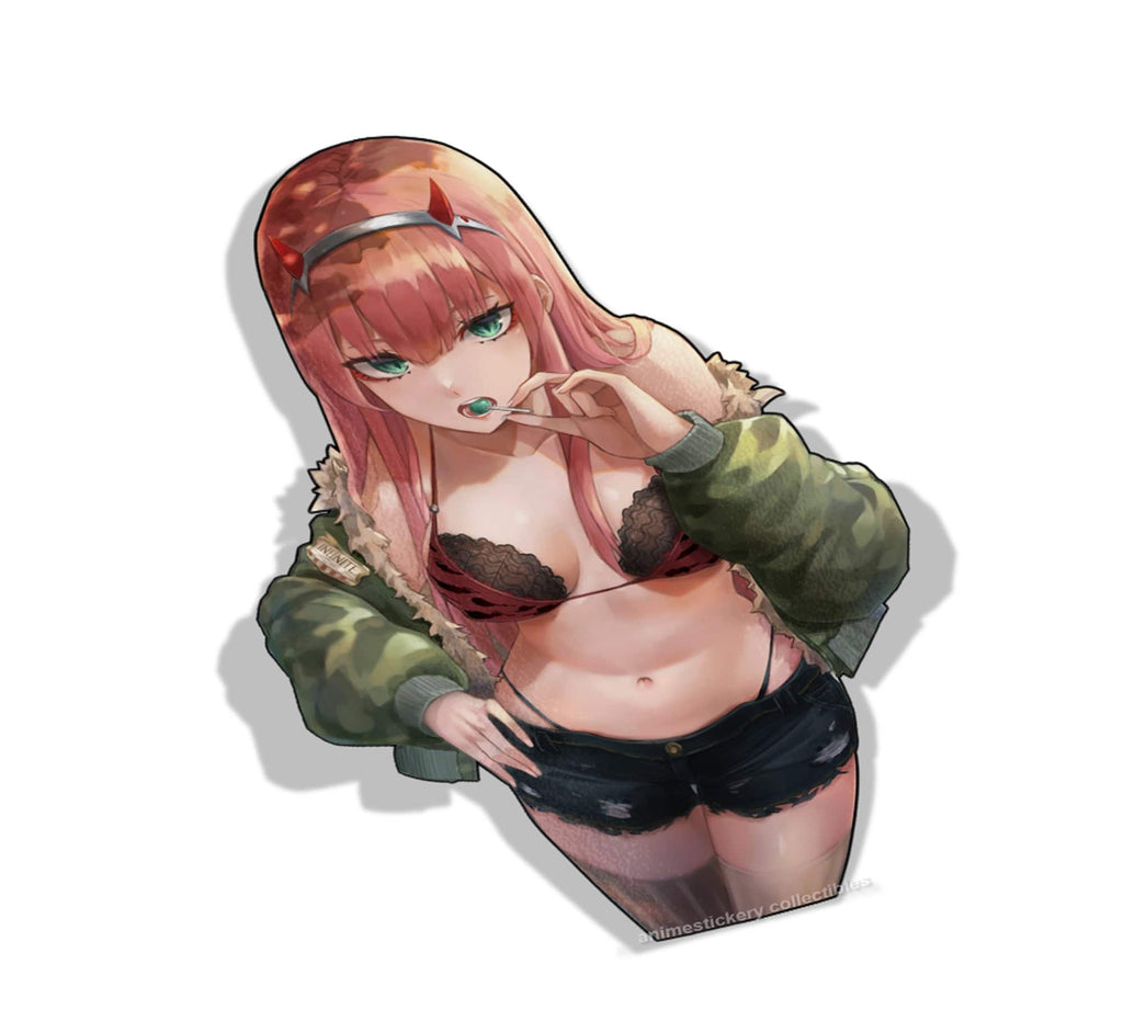 Zero Two | Darling in the Franxx | Anime Stickers for Cars | Anime Stickery Online