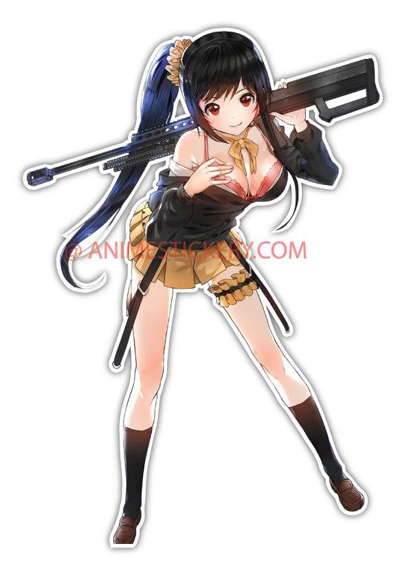 Girls und Panzer Anime JDM Car Window Decal Sticker 019 | Anime Stickery Online