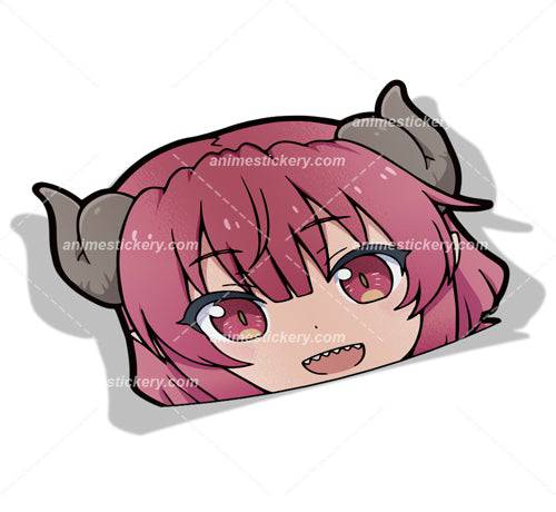 Ilulu | Miss Kobayashi's Dragon Maid | Peeker Anime Stickers for Cars NEW | Anime Stickery Online