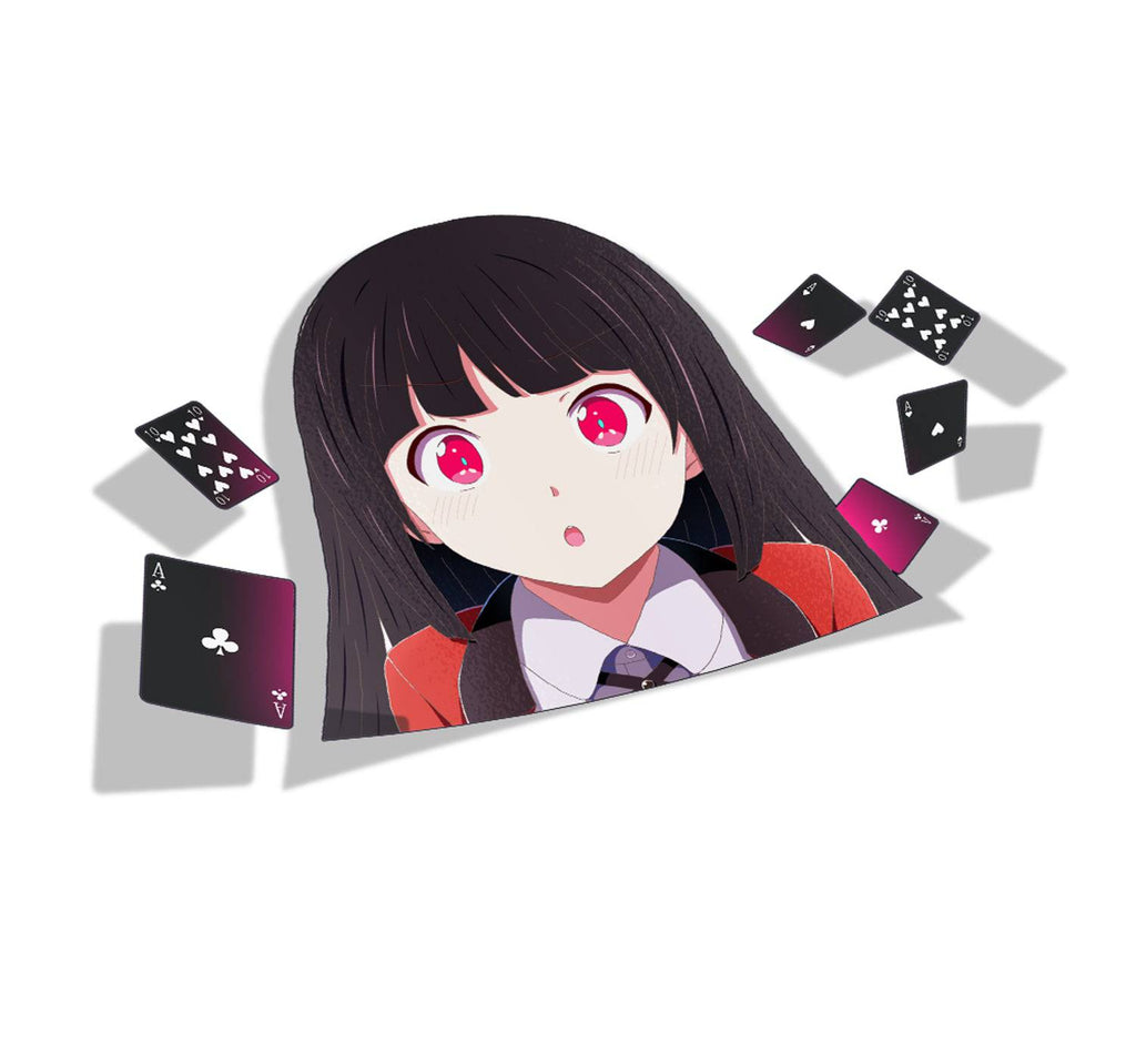 Yumeko Jabami | Kakegurui | Peeker Anime Stickers for Cars | Anime Stickery Online