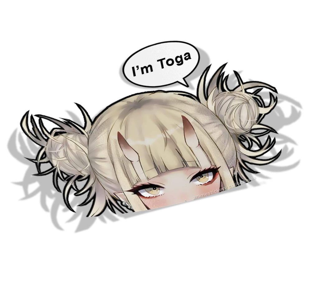 Himiko Toga | My Hero Academia | Peeker Anime Stickers for Cars | Anime Stickery Online