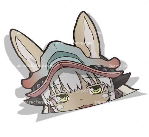 Nanachi | Made in Abyss | Peeker Anime Stickers for Cars NEW | Anime Stickery Online