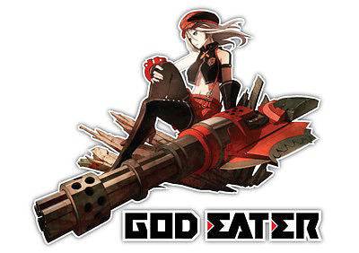 God Eater Alisa Ilinichina Amiella Anime Car Decal Sticker 002 | Anime Stickery Online