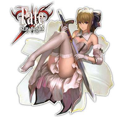 Fate/stay night Saber Lily Anime Car Decal Sticker 017 | Anime Stickery Online