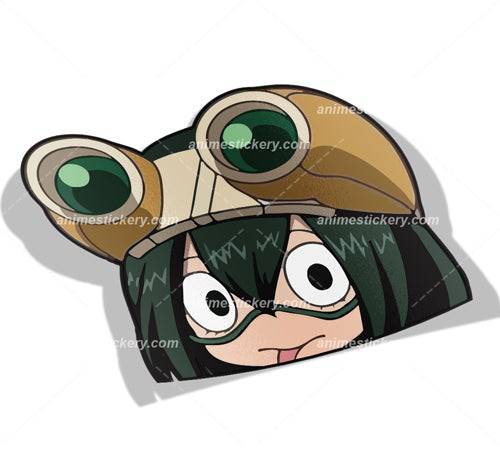 Tsuyu Asui | My Hero Academia | Peeker - Peek - Anime Vinyl Stickers | Anime Stickery Online