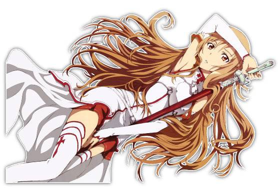 Sword Art Online Asuna Anime Car Decal Sticker 002 | Anime Stickery Online