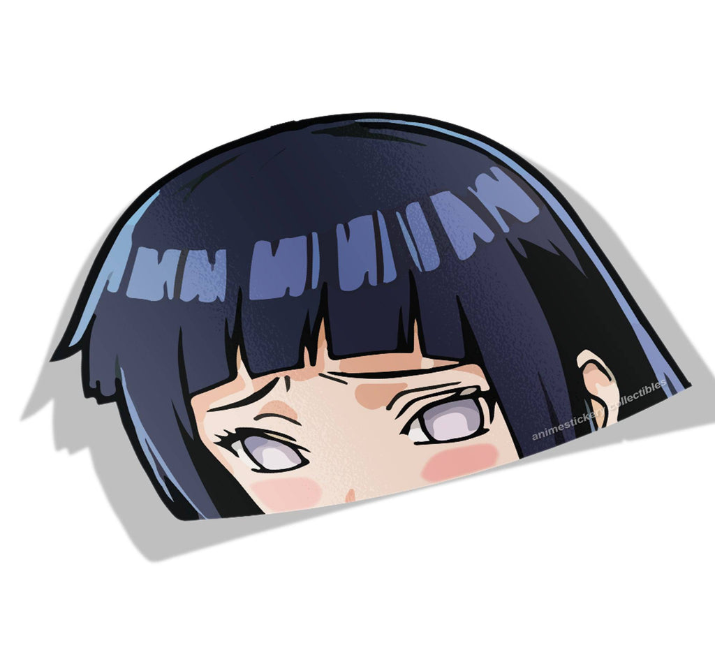 Naruto | Hinata Hyuga | Peeker - Peek - Anime Vinyl Stickers NEW | Anime Stickery Online