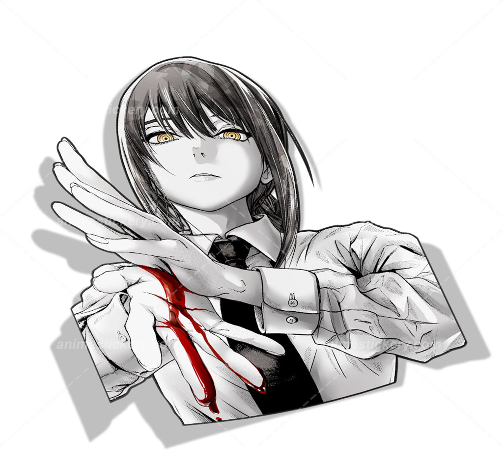 Makima | Chainsaw Man | Anime Stickers for Cars NEW | Anime Stickery Online