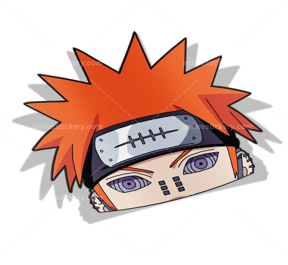 Pain | Naruto | Peekers Anime Stickers for Car NEW | Anime Stickery Online