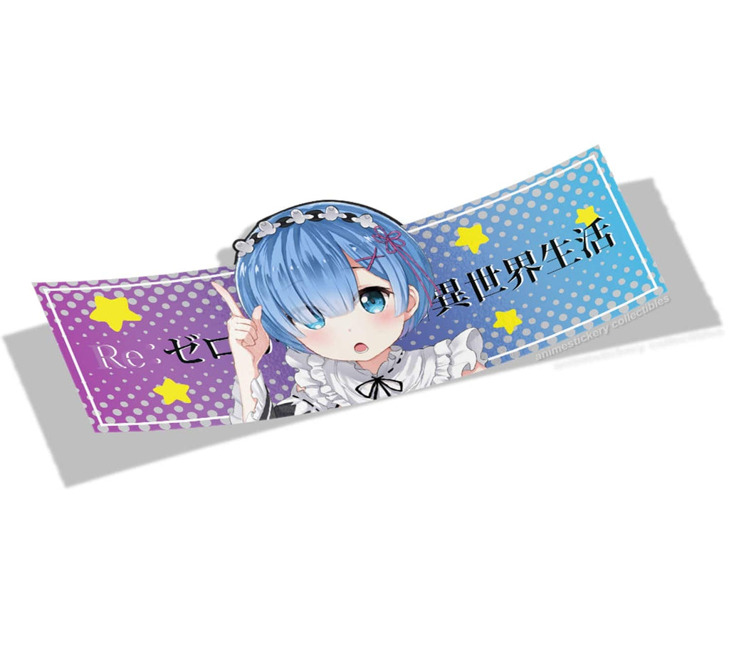 Re:Zero - SLAP Stickers - Anime Vinyl Car Stickers | Anime Stickery Online
