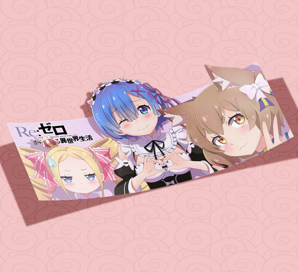 Re:Zero | Ram | Rem - SLAP Stickers - Anime Vinyl Car Stickers NEW | Anime Stickery Online