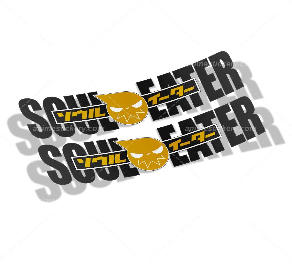 Soul Eater Logo (2 pieces) | Anime Stickers for Cars | Anime Stickery Online