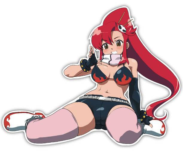 Yoko Littner Tengen Toppa Gurren Lagann Anime JDM Decal Sticker 004 | Anime Stickery Online