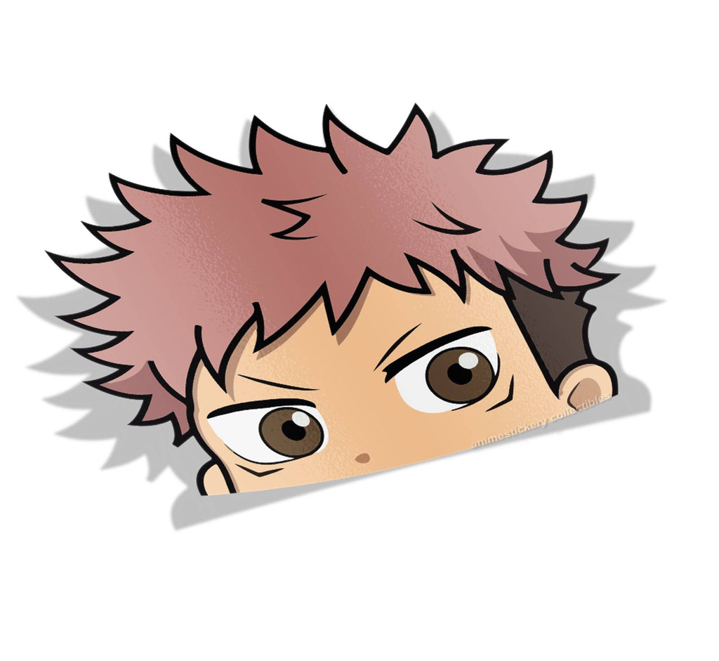 Yuji Itadori | Jujutsu Kaisen | Peeker Anime Stickers for Cars NEW | Anime Stickery Online