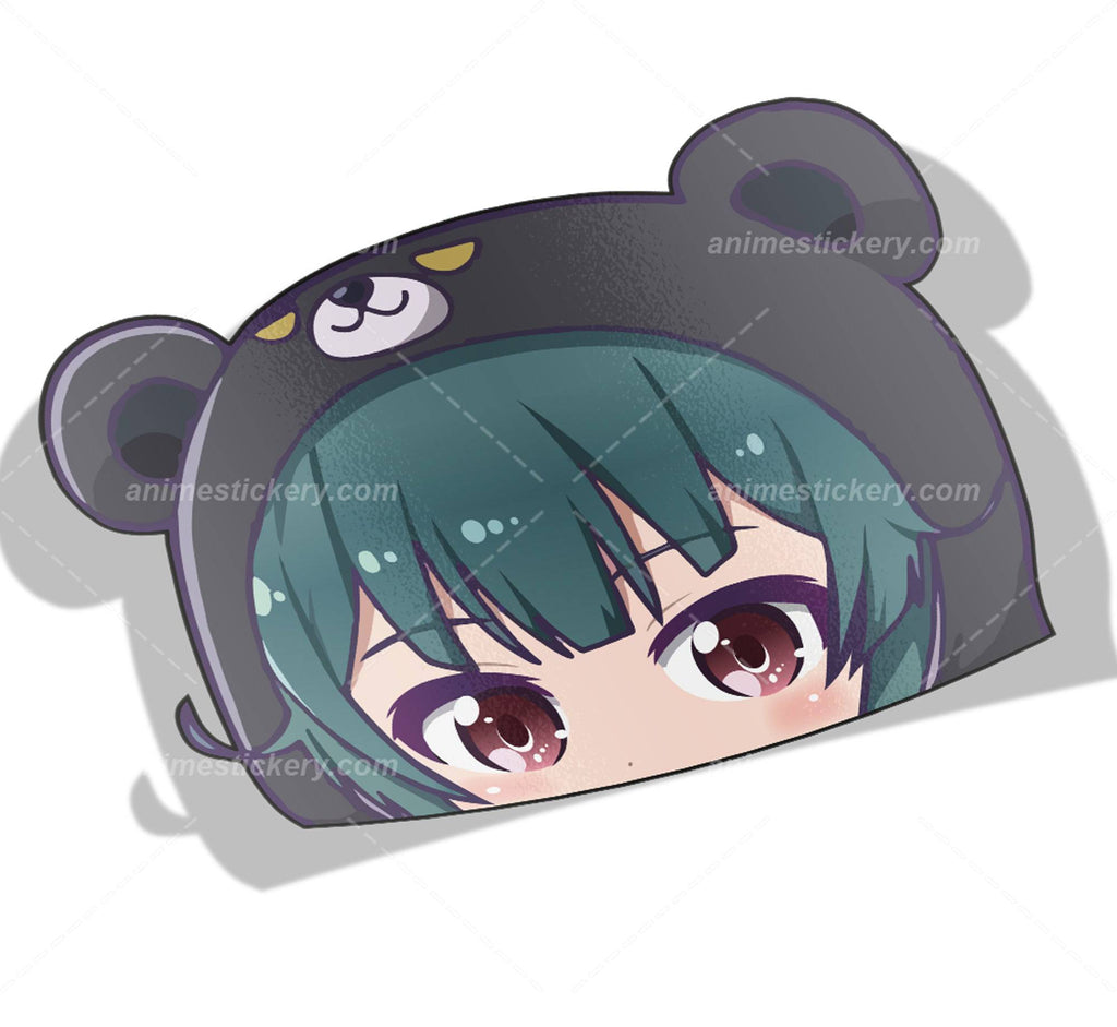 Yuna | Kuma Kuma Kuma Bear  | Peeker Anime Stickers for Cars NEW | Anime Stickery Online