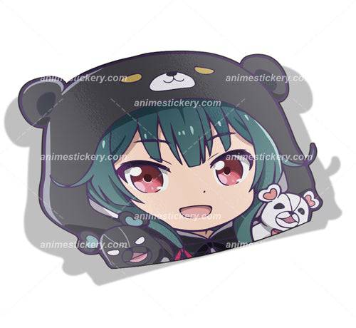 Yuna | Kuma Kuma Kuma Bear  | Peeker Anime Stickers for Cars NEW | Anime Stickery Online